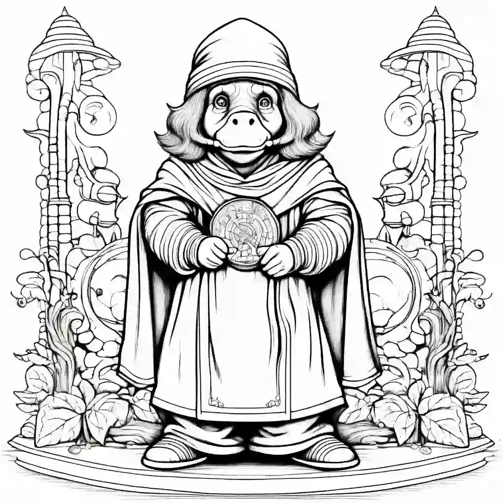 Wee Willie Winkie coloring pages